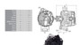 Imagen de ALTERNADOR FORD ECOSPORT/FOCUS/KA/NEW FIESTA 12A 12V